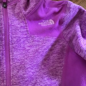 Girls fall north face jacket size large